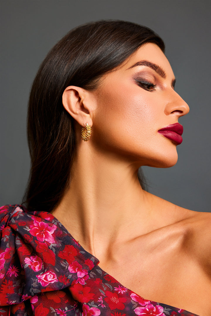Zandra String Of Beads Earrings