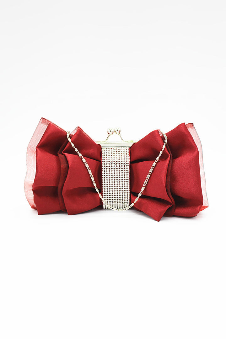 Dolcie Diamante Bowknot Clutch