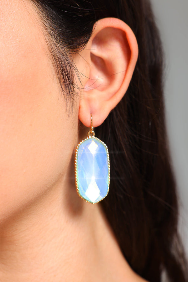 Kerta Diamond Earrings - Blue