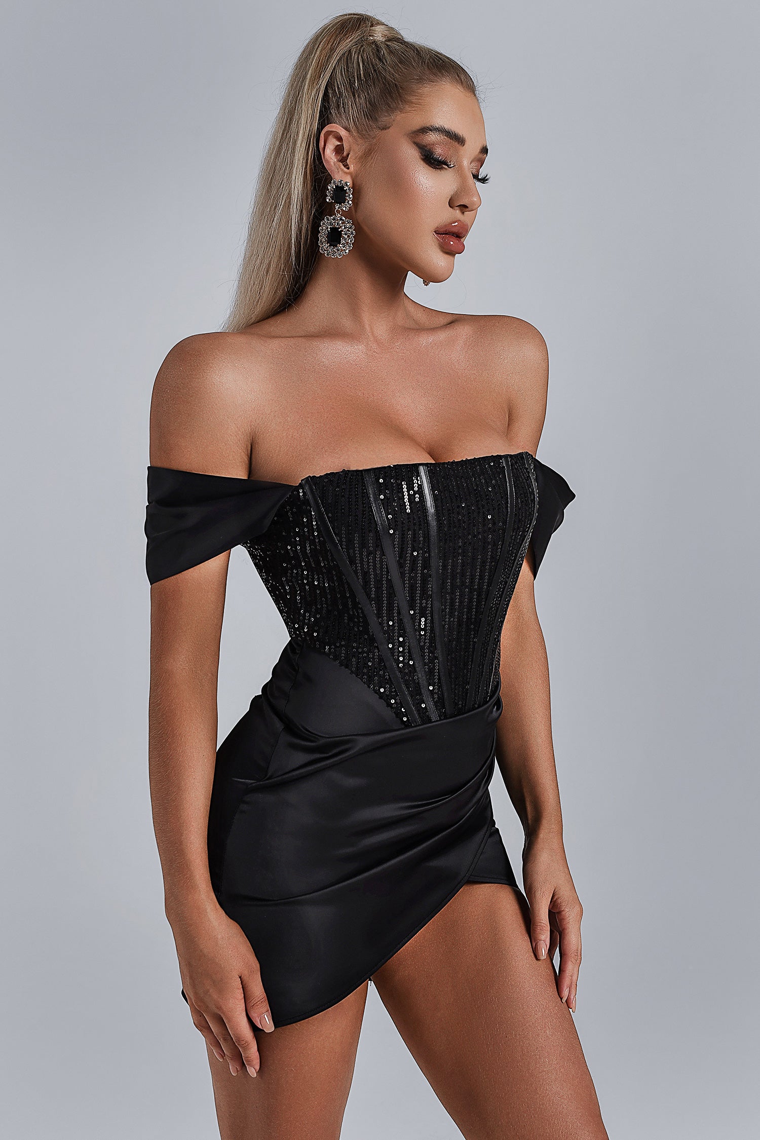 Robe discount epaule ouverte