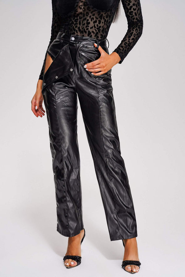 Eyola Leather Pants - Bellabarnett